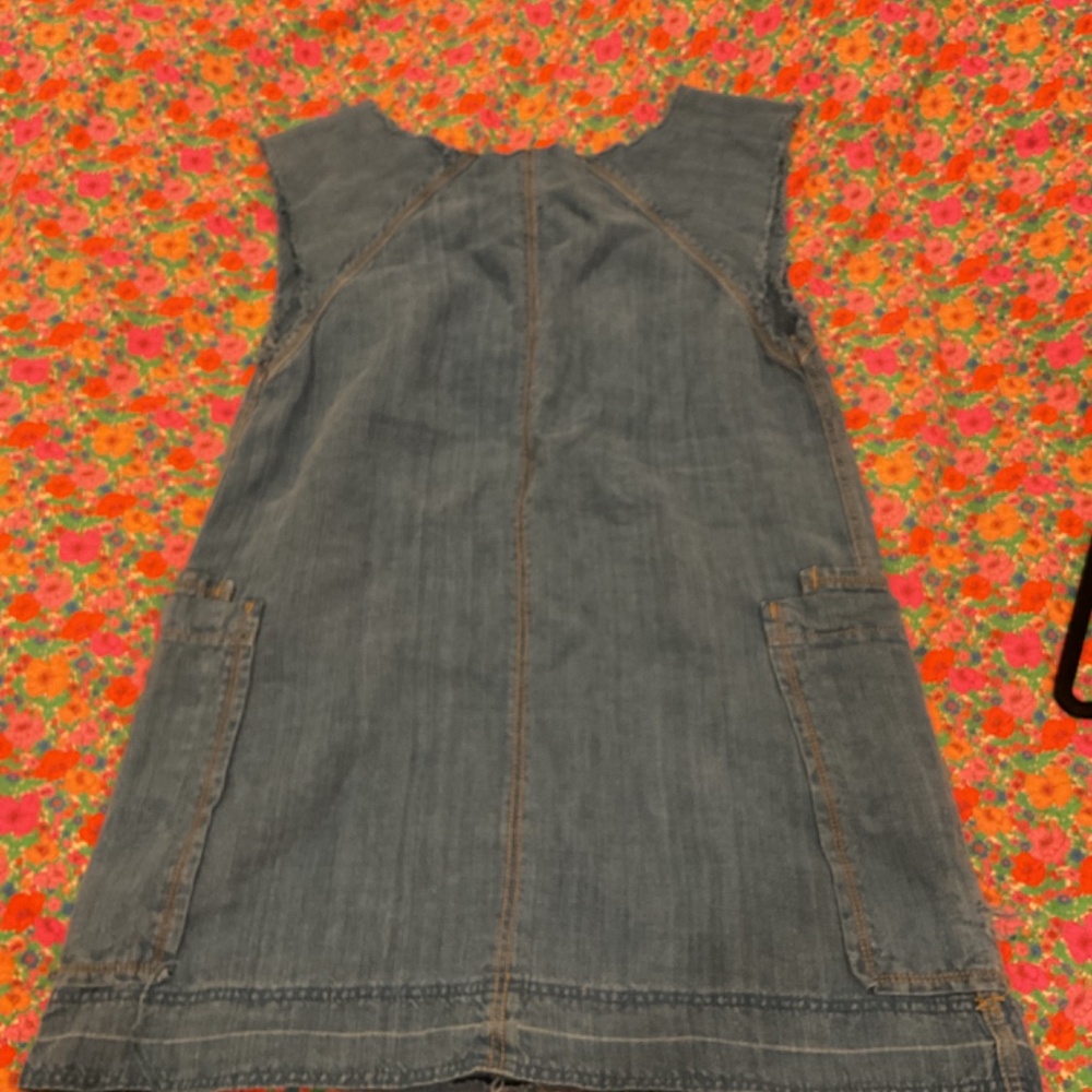 Free People Denim Dress L - Picture 2 of 14